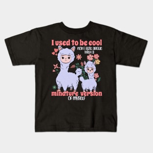 I used to be cool now I just argue with a miniature version of myself. Kids T-Shirt